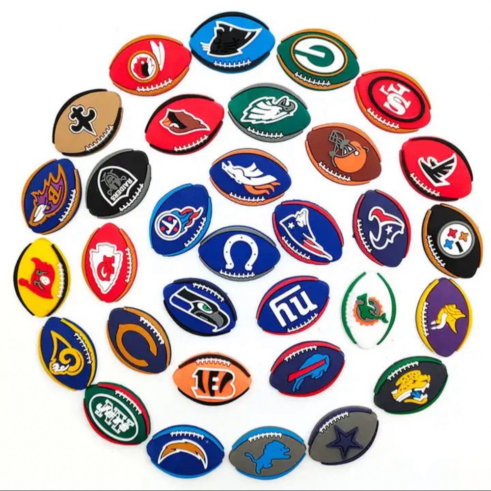 NFL jibbitz charms 32 jibbitz